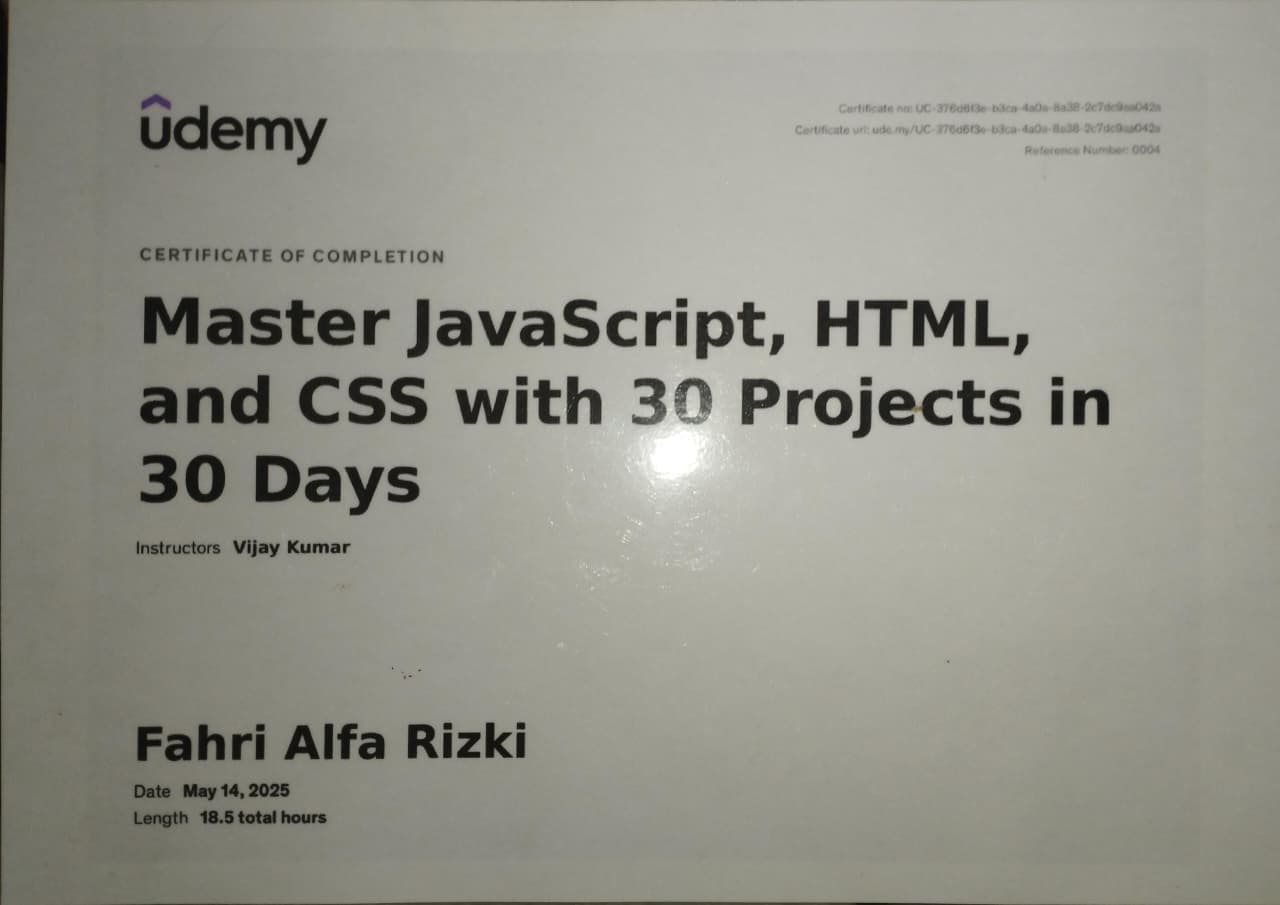 Photo Learn JavaScript 30 Days